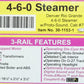MTH 30-1153-1 O Gauge DRG 4-6-0 Steam Locomotive & Tender w/PS1 #784 NIB