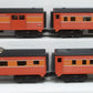 MTH 30-6060S O Southern Pacific Streamlined Passenger Car Set (Set of 4) LN/Box