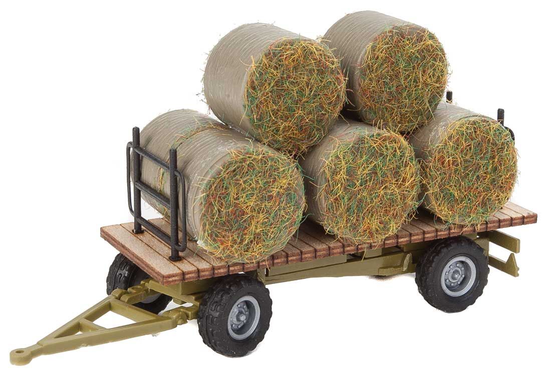 Walthers 949-4192 HO Hay Trailer with Load Kit