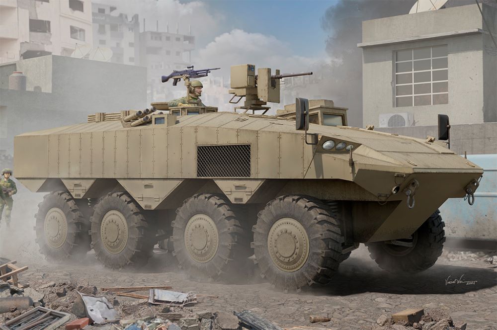 Hobby Boss 84509 1:35 IDF Eitan Wheeled APC Armored Plastic Model Kit