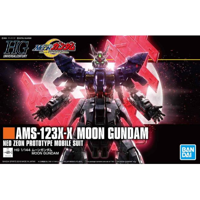 Bandai 2417488 1:144 HGUC AMS-123X-X Moon Gundam Plastic Model Kit