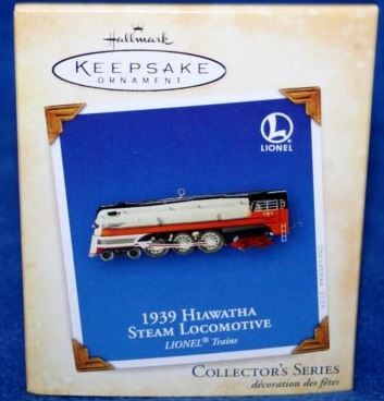 Hallmark QX8454 1939 Hiawatha Steam Locomotive Christmas Keepsake Ornament