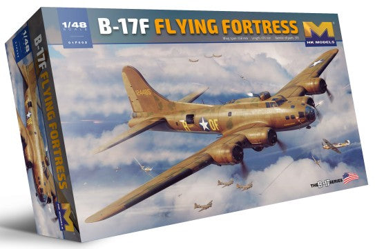 HK Models 01F002 1:48 Boeing B-17F Flying Fortress Military Aircraft Plane Kit