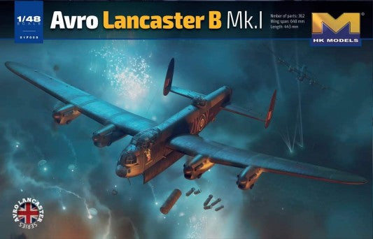 HK Models 01F005 1:48 Avro Lancaster B Mk.I Military Aircraft Plane Model Kit