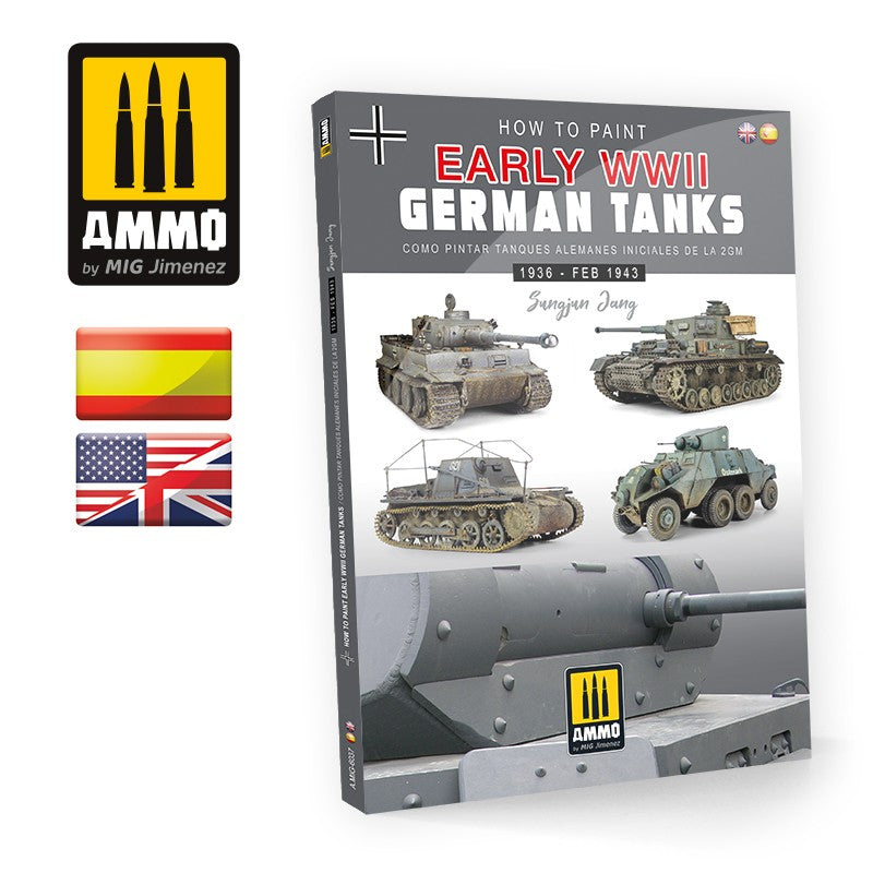 Mig Jimenez AMIG6037 How to Paint Early WWII German Tanks 1936-1943 Book