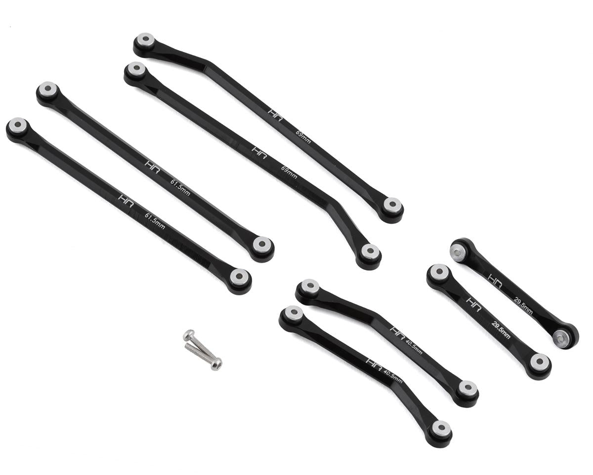 Hot Racing SXTF133HFA01 Scx 24 Aluminum High Clearance 4 Links Set