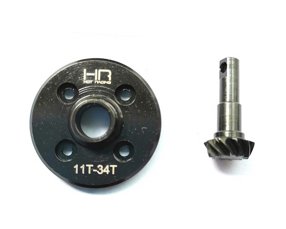 Hot Racing TRXF9411 TRX4 11/34T Steel Helical Diff Ring/Pinion Stock
