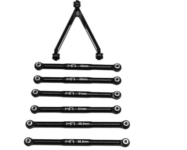 Hot Racing SXTF133J01 SCX 24 Aluminum Link Set for LWB 5.26 (133.7mm) Wheelbase