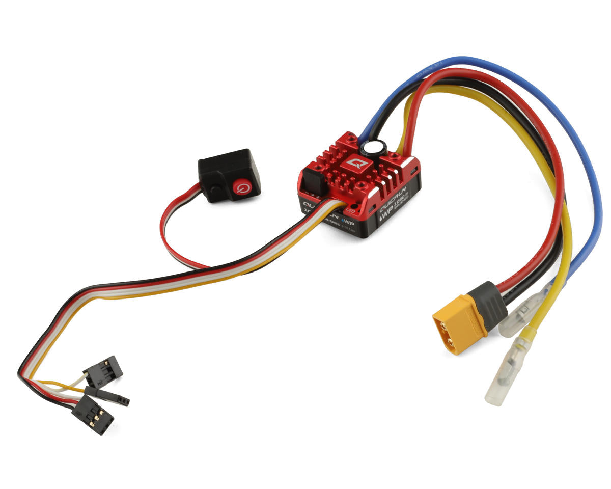 HobbyWing 30120202 2-3S QuicRun Waterproof 1080 G2 Brushed Crawling ESC