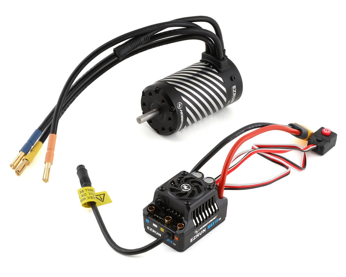 HobbyWing 38020345 EZRun MAX10 G2 140 Amp Sensored BL WP ESC/3665SD Motor Combo