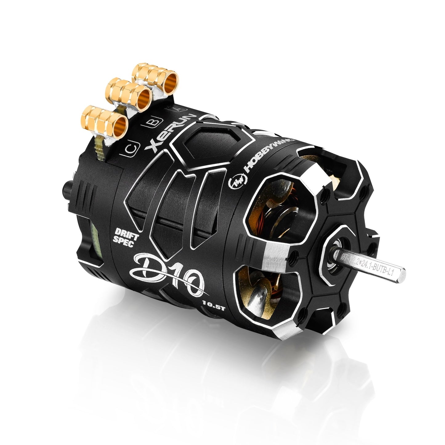 HobbyWing 30401134 Xerun D10 10.5T 4600Kv Brushless Stealth Drift Motor