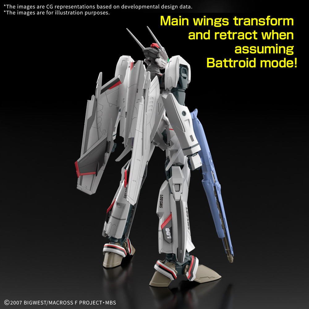 Bandai 2844655 1:100 HG VF-25F Messiah Valkyrie (Alto) Deluxe Set Model Kit