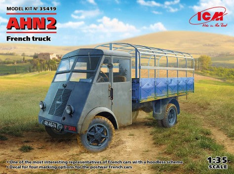 ICM 35419 1:35 AHN2 French Army 2-Ton Truck Plastic Model Kit