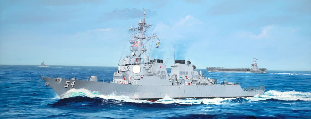 I Love Kit 62007 1:200 USS Curtis Wilbur DDG-54 Destroyer Ship Plastic Model Kit