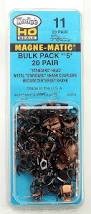 Kadee 11 HO Pack # 5 Metal Couplers Bulk Pack (20 Pairs of 2)