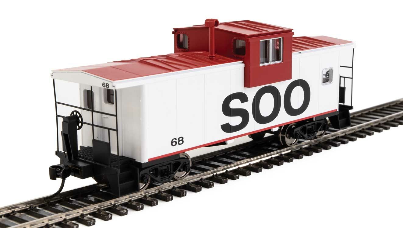 Walthers 910-8721 HO SOO International Extended Wide-Vision Caboose RTR #68