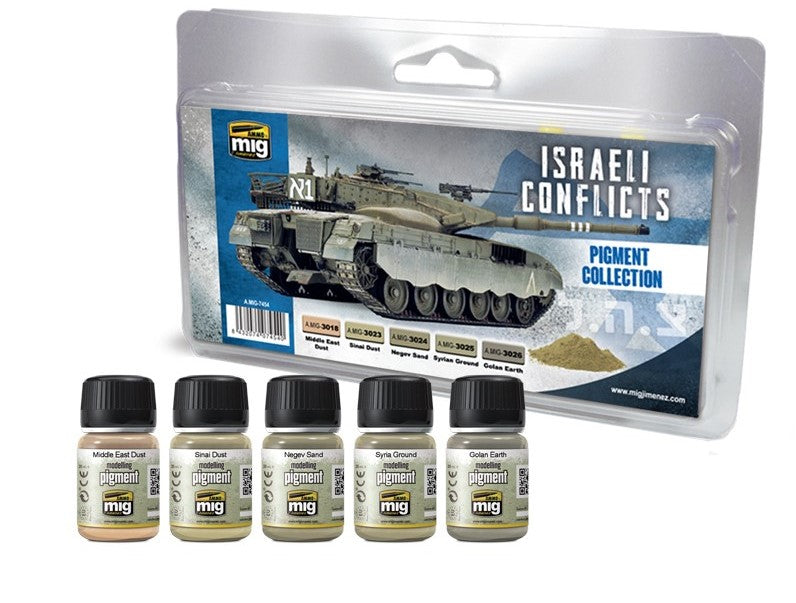 Mig Jimenez AMIG7454 Israeli Conflicts Pigment Collection Set