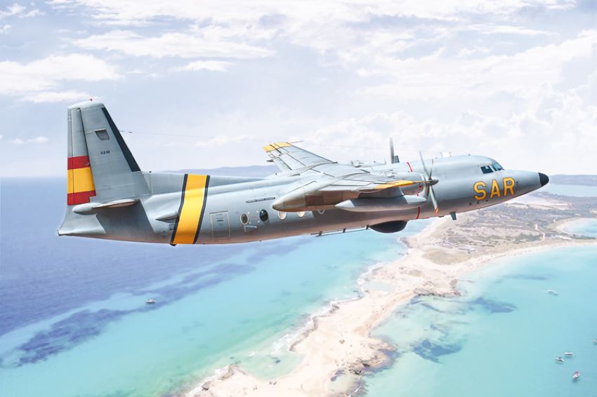 Italeri 1455 1:72 Fokker F-27 Maritime Patrol Military Aircraft Plane Model Kit