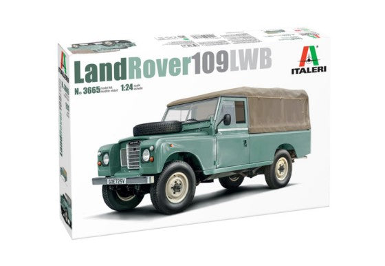 Italeri 3665 1:24 Land Rover 109 LWB Off-Road Vehicle Plastic Model Kit