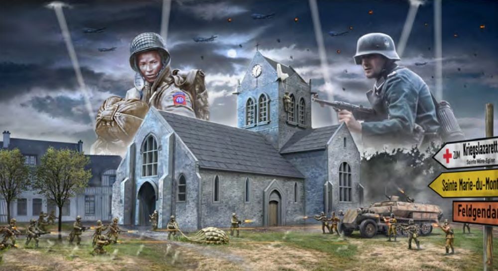 Italeri 6199 1:72 Air Assault on Saint-Mere-Eglise Battle Set Plastic Model Kit