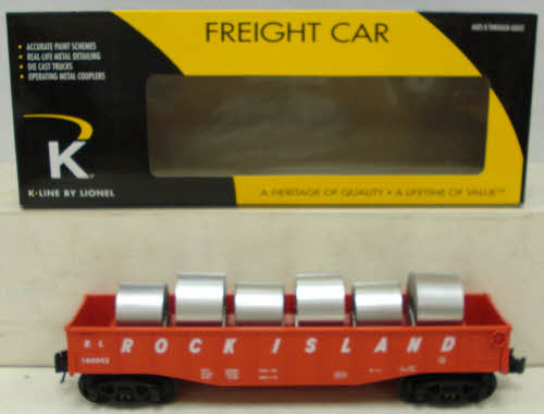 Lionel 6-22182 Rock Island Gondola w/ Coils
