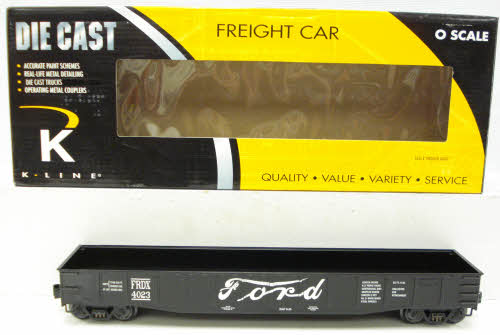 K-Line K652-6001 Ford Diecast Gondola LN/Box