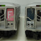 MTH 20-2717-3 O Gauge Premier Non-Powered R40 Subway Set Add-On (Set of 2) LN/Box