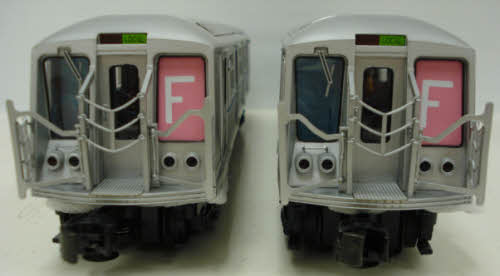 MTH 20-2717-3 O Gauge Premier Non-Powered R40 Subway Set Add-On (Set of 2) LN/Box