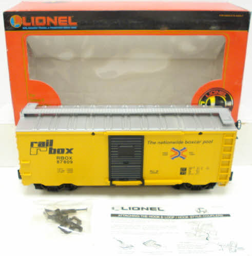 Lionel 8-87809 G Railbox Boxcar #87809 LN/Box