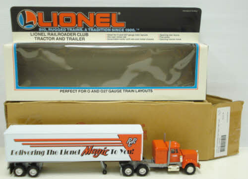 Lionel 6-12875 O Gauge Lionel Railroader Club Tractor & Trailer Truck