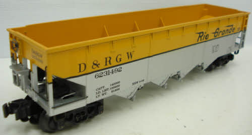 K-Line K623-1492 O Gauge Denver & Rio Grande Western Diecast Hopper LN/Box