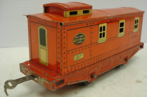 Lionel 1517 Vintage O New York Central Tinplate Caboose