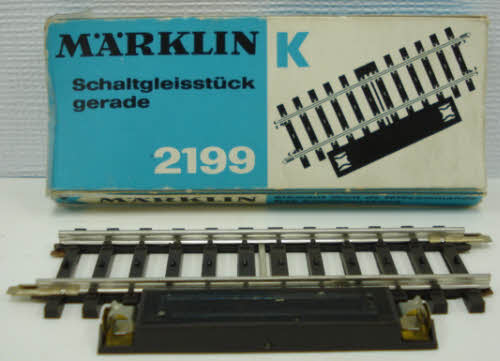 Marklin 2199 HO Straight Switch Track Section