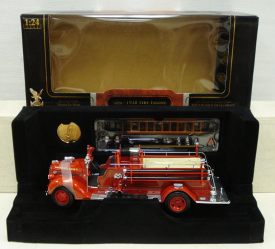 Yat Ming 20058 1:24 Die Cast Georgetown 1938 Ford Rear Axle Fire Engine NIB