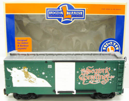 Lionel 8-87022 G Scale 2001 Christmas Boxcar NIB