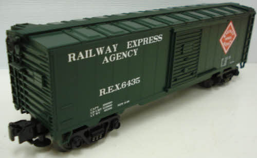 MTH 33-7413 O Gauge REA Single Door Box Car #6435 LN/Box