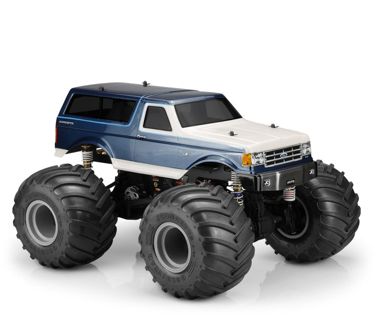 Jconcepts 0466 1989 Ford Bronco 10.5" Monster Truck Clear Body