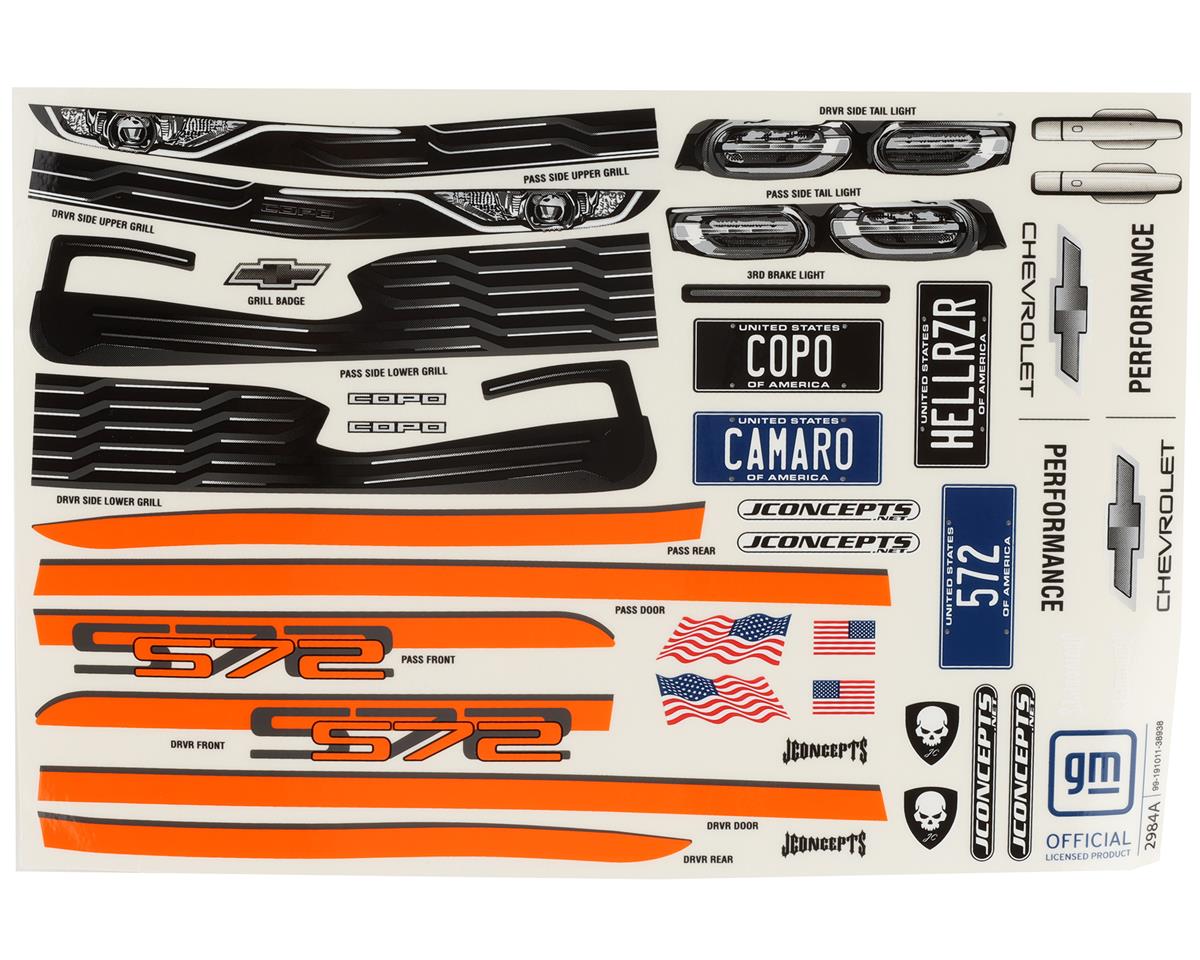 Jconcepts 0470 2022 Chevy Copo Camaro Street Eliminator Drag Racing Clear Body