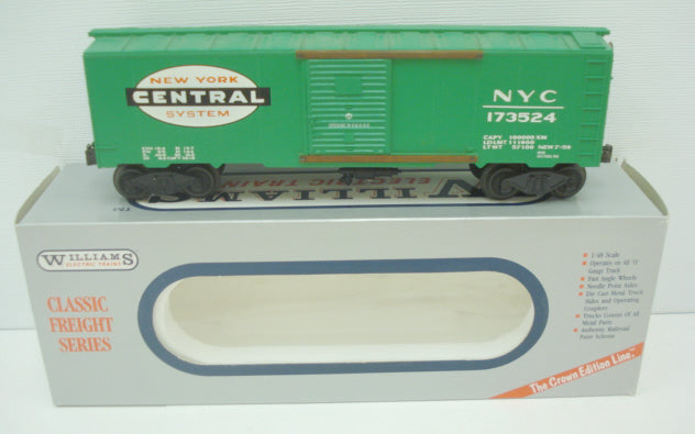 Williams WAL #13 NYC Cigar Band Boxcar MT/Box
