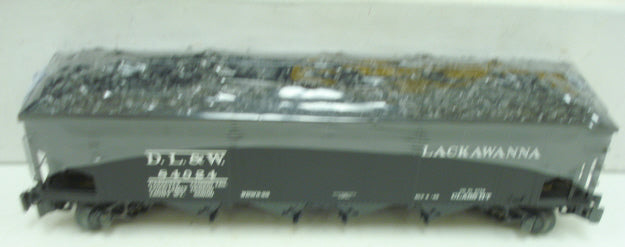 K-Line K623-1472 O Delaware, Lackawanna & Western 4-Bay Hopper w/ Load #84031 LN/Box