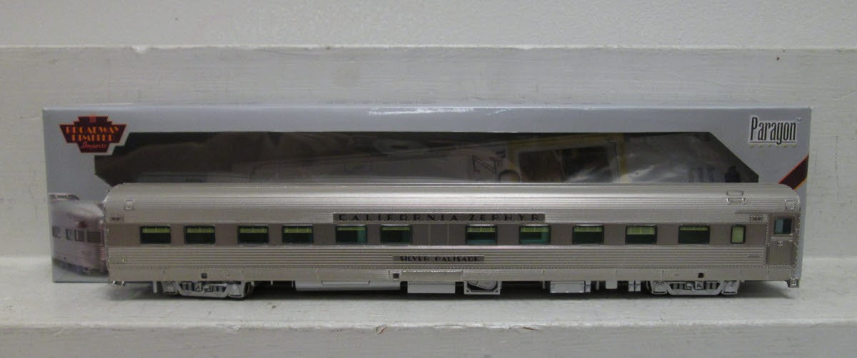 Broadway Limited 531 HO Paragon Series Cali Zephyr WP "Silver Palisade" Sleeper
