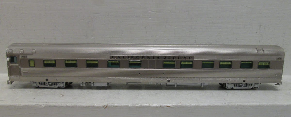 Broadway Limited 531 HO Paragon Series Cali Zephyr WP "Silver Palisade" Sleeper