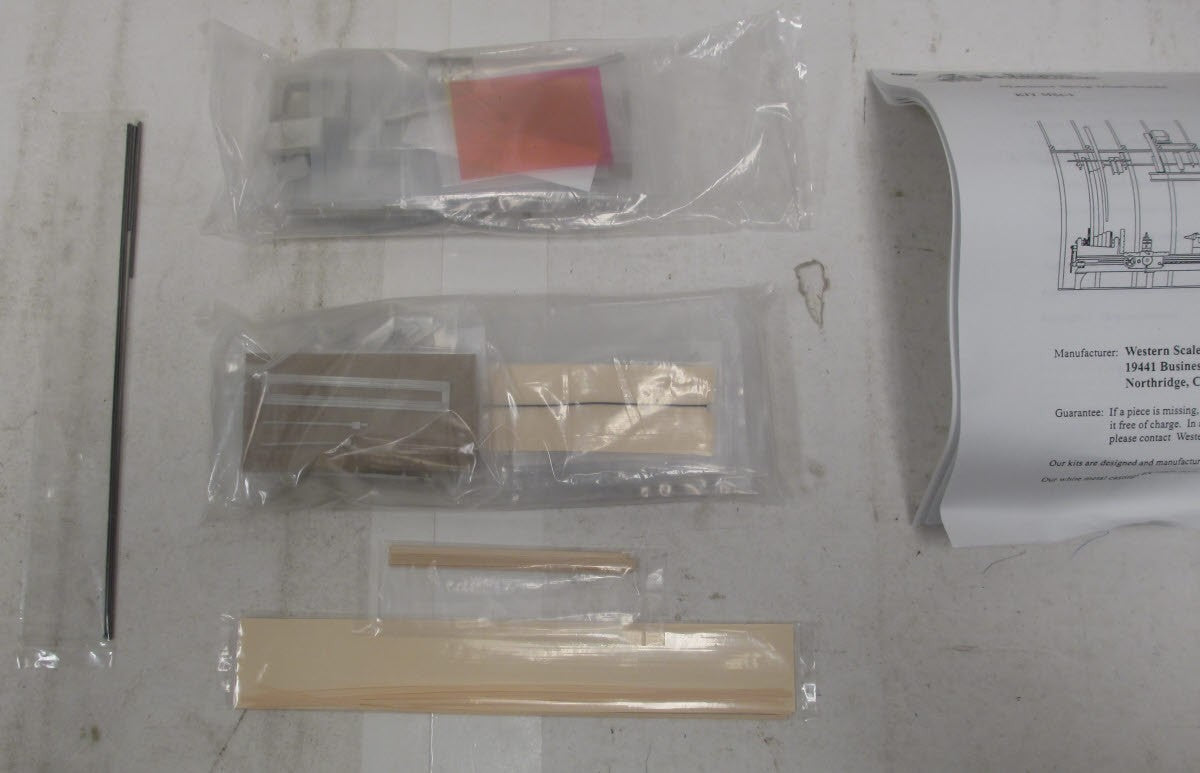 Western Scale Models MSc-1 O Scale Machine Shop Mini-Scene Building Kit
