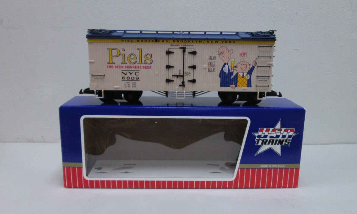 USA Trains R16373 G Scale Piels Beer Reefer #6809 LN/Box
