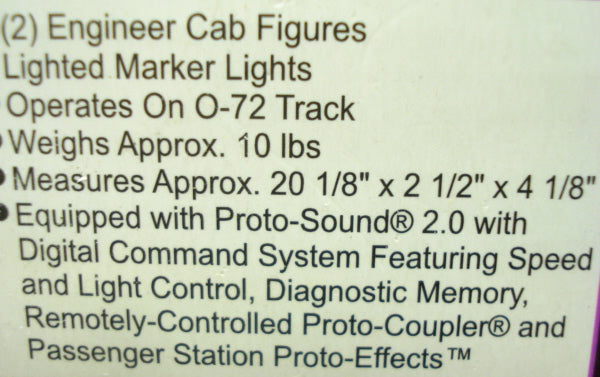 MTH 20-2257-1 O New Haven EF-3b Electric Locomotive #0150 w Proto-Sound 2.0 LN/Box
