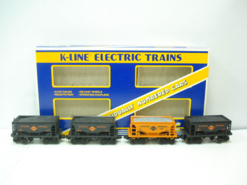 K-Line K6721A Illinois Central Ore Car (Pack of 4) MT/Box