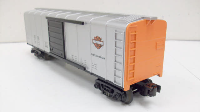 MTH 30-74353 Harley-Davidson Boxcar w/Generator #3506 LN/Box