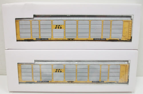 Walthers 932-24868 HO Seaboard Coast Line Thrall 89' Tri-Level Auto Carrier LN/Box