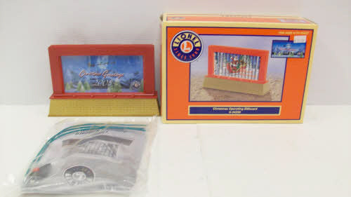 Lionel 6-24228 O Gauge Christmas Operating Billboard LN/Box