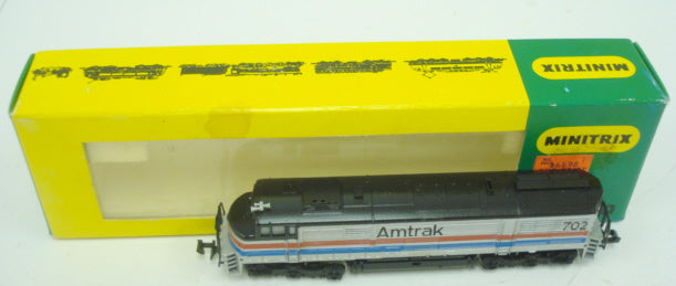 Minitrix 2010 N Gauge Amtrak Diesel Locomotive # 702 EX/Box